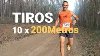 COMO FAÇO TIROS DE 200 METROS CORRIDA DE RUA