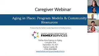 Aging in Place: Program Models & Community Resources