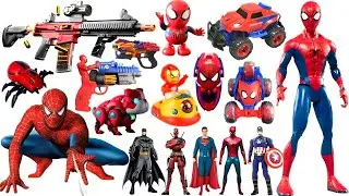 Marvel Spider-Man series unbox,popular Spider-Man action dolls,Spider-Man popular electric toy gun