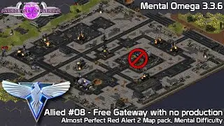C&C Mental Omega 3.3.6 - APRA2 Map pack - A08 Free Gateway on Mental Difficulty with no production.