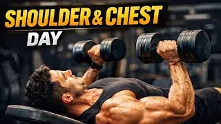 Build a Powerful Chest & Shoulders #youtubevlog #youtube 