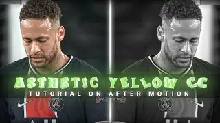 Viral Asthetic Yellow CC tutorial on After motion/Alight motion | Aepsonn Am