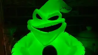 Lowe&rsquo;s Halloween 2021 Oogie Boogie Blow Mold Haul Nightmare Before Christmas