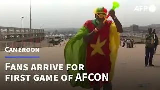 Football/AFCON: Fans arrive at stadium for AFCON opener Cameroon-Burkina Faso | AFP