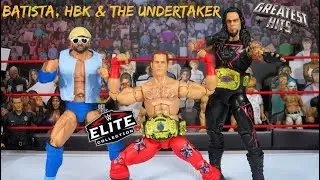 Обзор фигурок WWE Mattel Elite Greatest Hits Wave 2! Включает Батисту, Андертейкера и Шона Майклса!