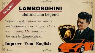 The Success Story of Lamborghini | From Tractors to Supercars | Learn English Through Story - A1