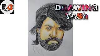 Drawing Kgf Actor Yash | Bishal Das Art #Short #viral