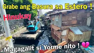 Hinukay na mga Basura sa Squatter Area Estero Manila ! GRABE ANG KAPAL NG BURAK !