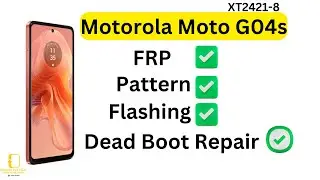 Motorola Moto G04s (XT2421-8) After FRP Remove Dead Boot Repair Paid Remotely Service