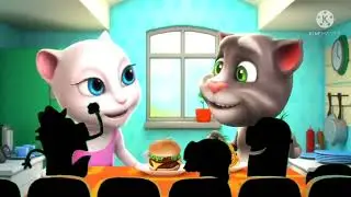 minions are watching talking tom