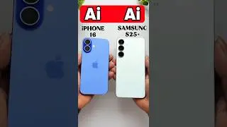 iPhone 16 AI vs Samsung S25+ AI 😱 Who Is Smarter? | Real Life Test!