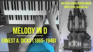Melody in D, Ernest A. Dicks. (1865-1948)