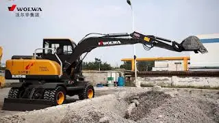 Wolwa  малый колесный экскаватор 7 ton DLS875