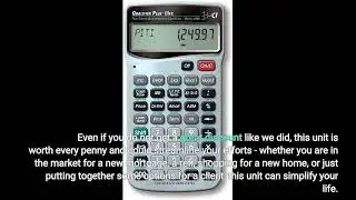 mortgage calculator | Calculated Industries 3430 Qualifier Plus IIIfx