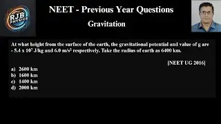 At what height from the surface of the earth, the gravitational potential and value of g are