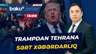 ABŞ Prezidenti İrandakı iğtişaşlarla bağlı addımları müzakirə edir - Baku TV CANLI