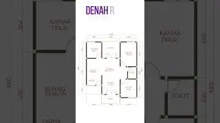 Denah Rumah 8x9