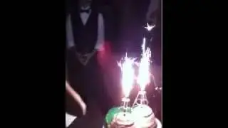 Lady Gaga Pyro Bra Birthday Cake