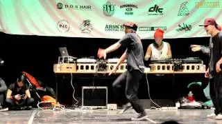 2011 BBOYCHALLENGE VOL 10 semi finals Rivers crew VS oshare crew