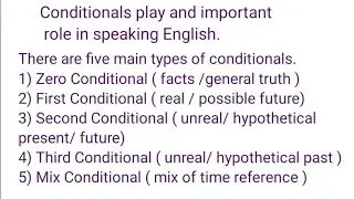 Sentence translation from Hindi to English/all types of conditional clauses with examples