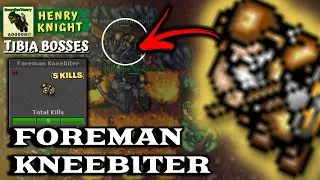 TIBIA BOSSTIARY #46 - COMO FAZER O BOSS FOREMAN KNEEBITER | BOSS NEMESIS (5 KILLS) | 100 PONTOS