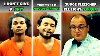 Unacceptable! Defendant's FIERY Outburst vs. Judge Fleischer AUTHORITY