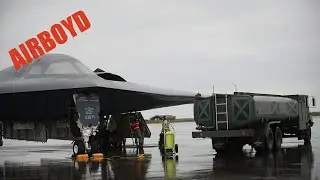 B-2 Stealth Bomber Hot-Pit Refueling &bull; Keflavik Air Base Iceland