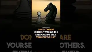 Never Compare Yourself With Others | #dontcompareyourself #motivational #trendingshorts #beyourself