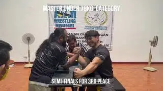 Brunei National Right Arm Master Category Arm Wrestling Competition 2023