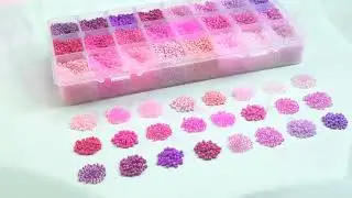 480g 24 Colors Seed Beads, Pink(SEED-CJ0001-12) #jewelrymaking #beads #beading #seedbeads #pandahall
