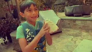volcano science experiment: CHEMICAL REACTION!
