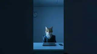 Office cat #cat #aishorts #ai # #aivideos #coffee #worklifebalance #comedy #cats