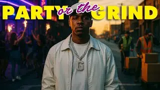 PARTY OR THE GRIND [Official Lyric Video] - West Coast Hip Hop 2025 | G-Funk Energy Returns
