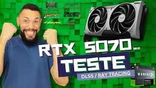 TESTE REAL RTX 5070 MSI VENTUS - 12GB DA CONTA DO RECADOS PARA GAMES PESADOS ?
