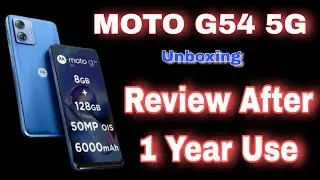 MOTO G54 5G Review After 1 Year Usage | Moto G54 Unboxing #motog54