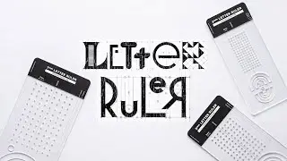 The Letter Ruler | 3mm 5mm 7mm | Customize Your Lettering