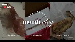 a month in my life vlog: California Market Center Textile Show, Vintage Sourcing & DIY Lamp Upcycle