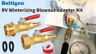 RV Winterizing Blowout Adapter Kit &ndash; Prevent Burst Pipes & Costly Freeze Damage This Winter