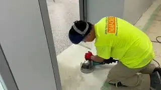 Terrazzo Restoration - Patching Polishing