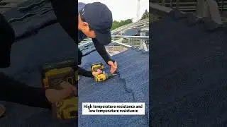 Stone coated roof tile installation. Roof tiles china supplier. Stone coated roof tiles price #tiles