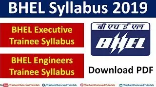 BHEL Engineers Trainee Syllabus 2019 & BHEL Executive Trainee Syllabus 2019