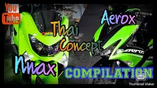 Yamaha Nmax / Aerox 155 thai concept slim tire compilation