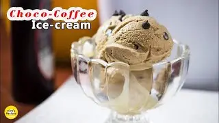 Coffee Chocolate Ice cream Using Ice Cream Maker