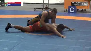 1/4 GR - 87 kg: T. ABDELSLAM SH (BUL) v. K. BERG (SWE)