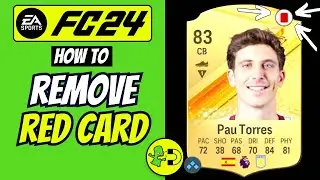 FC 24 Как удалить красную карточку Ultimate Team