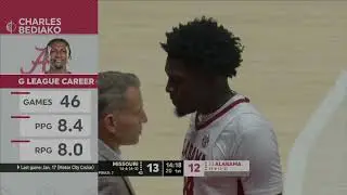 GAME 21: Alabama (13-6) vs Missouri (14-6) | 1-27-2026 | NCAA Men's Basketball
