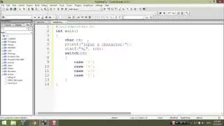C program to check vowel using switch statement - Learn C Programming p7