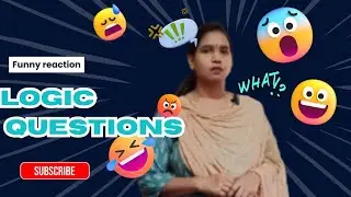 Logic questions ll Sisters questions with funny reactions ll Comedy videos 🤣🤣🤣