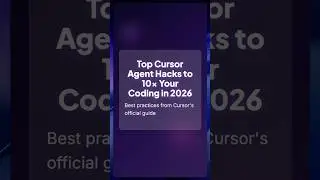 Top Cursor Agent Hacks to 10x Your Coding in 2026! #coding #ai #agent #cursor