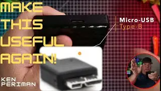 Переделайте старые жесткие диски Micro USB типа B в USB C